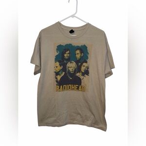 Radiohead Band Graphic T-Shirt Size Large New